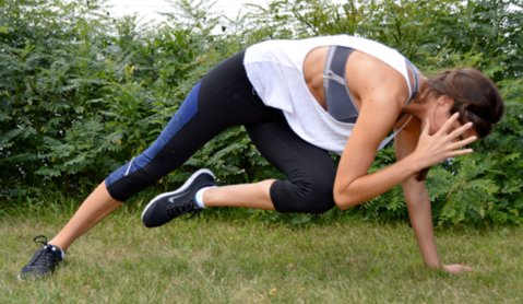Bodyweight Circuit with Running Pyramid Workout